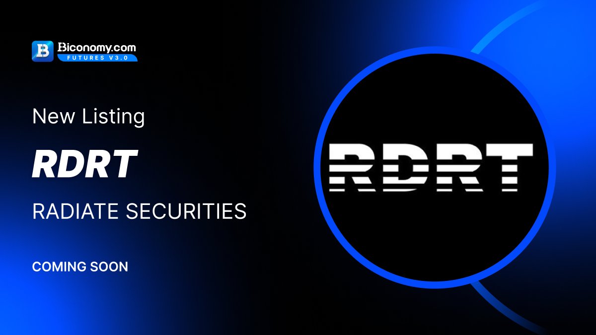 BiconomyCom's tweet photo. 🚀COMING SOON🔥 $RDRT

#Biconomy will list @RdrtRadiate with the #RDRT / #USDT tranding pair, with the exact date and time still to be announced(TBA).🔥
 
About #RadiateSecurities：
"RDRT is a decentralized finance (DeFi) project designed to revolutionize escrow payment solutions through blockchain technology. With a focus on transparency, security, and efficiency, RDRT aims to provide seamless transactions on a global scale. Built on the Binance Smart Chain, RDRT offers a secure and scalable platform for users and businesses alike."🚀

Full details👉 https://t.co/Vf88F9ikxD

#BiconomyExchange #BIT #Crypto #Blockchain #Trading #cryptomarket #bitcoin #cryptocurrency #cryptonews #cryptocurrencynews #cryptocurrencies #web3 #listing #altcoins #memecoins #cryptoexchange #listings #altcoin