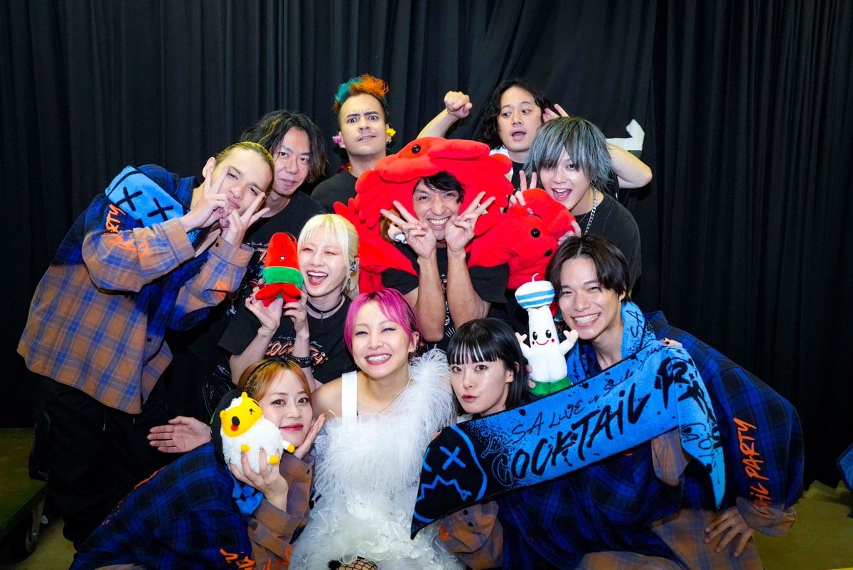 risakooba's tweet photo. 札幌2Day!!
本当に楽しかった〜☺️🩵🧡
LiSAッ子の皆さんの熱気に沢山暖めて貰いました🔥
次は福岡ーです☺️🙏
#LiSAカクテルパーティー
 #LiSA https://t.co/XoyQEGn4oq