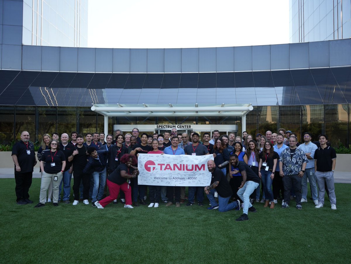 Tanium's tweet image. We’ve been booked and busy!

🏛️ Attending #GovWare 2024
👥 Bringing together the North America Support TAMs in Addison, TX 
🫀 Raising awareness of the importance of lifesaving CPR training
🤝 Tanium team at the #itmasterscon event