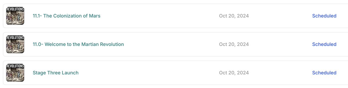 Um, so...uh...this is happening. Tonight. These will all drop tonight between 8:30-8:35pm eastern time. We are so back
