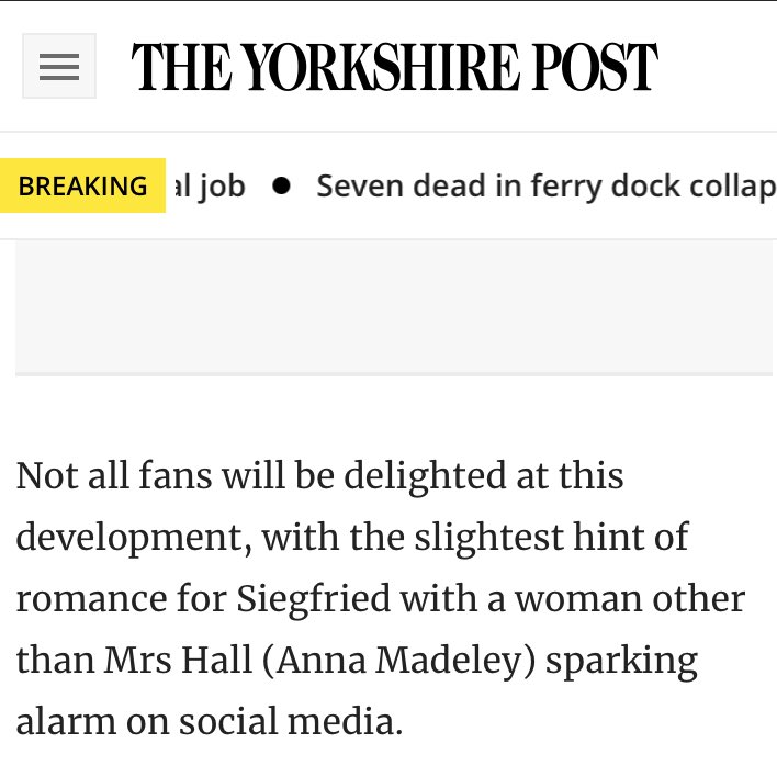 doc_tockxx's tweet image. THEYVE CLOCKED US #allcreaturesgreatandsmall #ACGAS