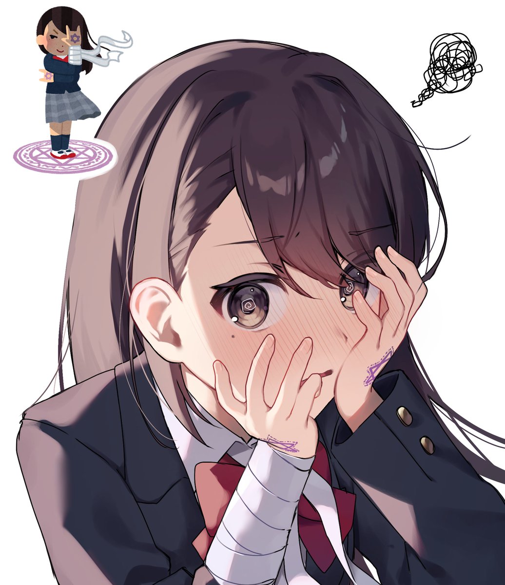 いらすとやチャレンジ 照れ中二病 's