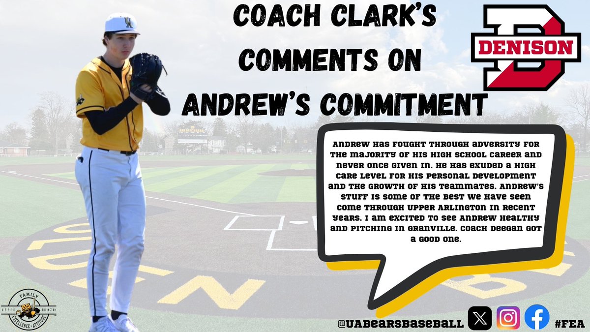 Upper Arlington Baseball (@uabearsbaseball) on Twitter photo 