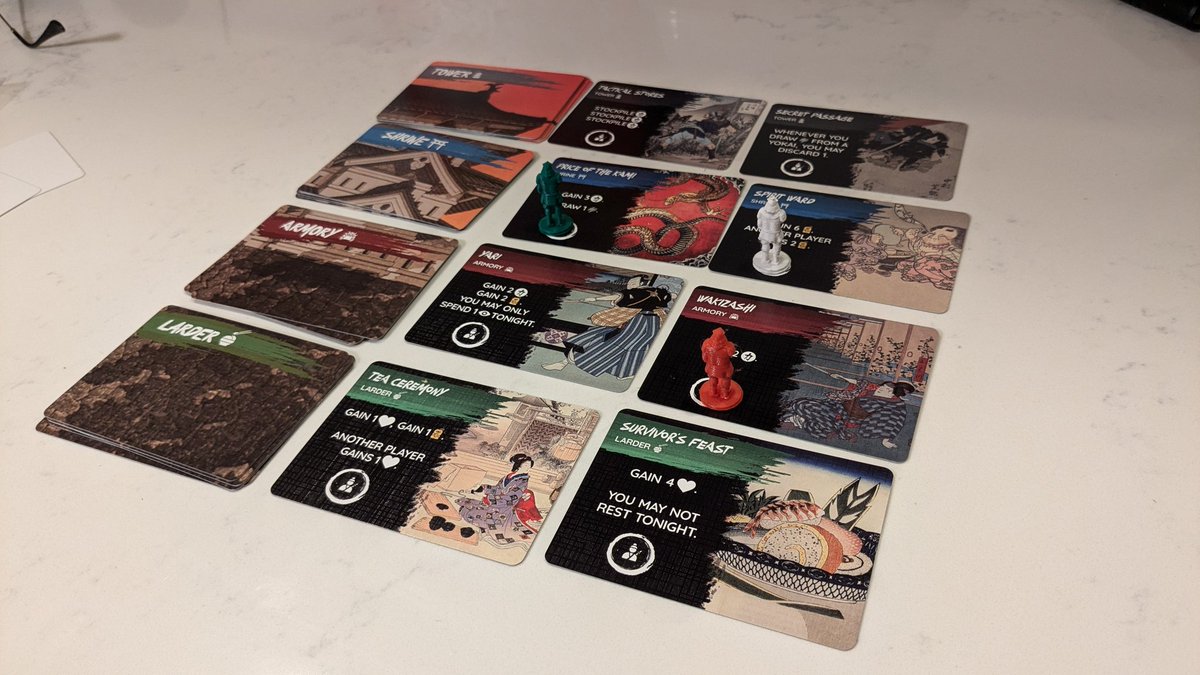 Standees, pawns, or weird little samurai minis? These are the decisions that keep me up at night