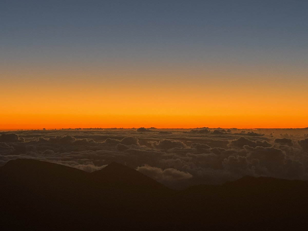 Aloha from Haleakala tweeps!