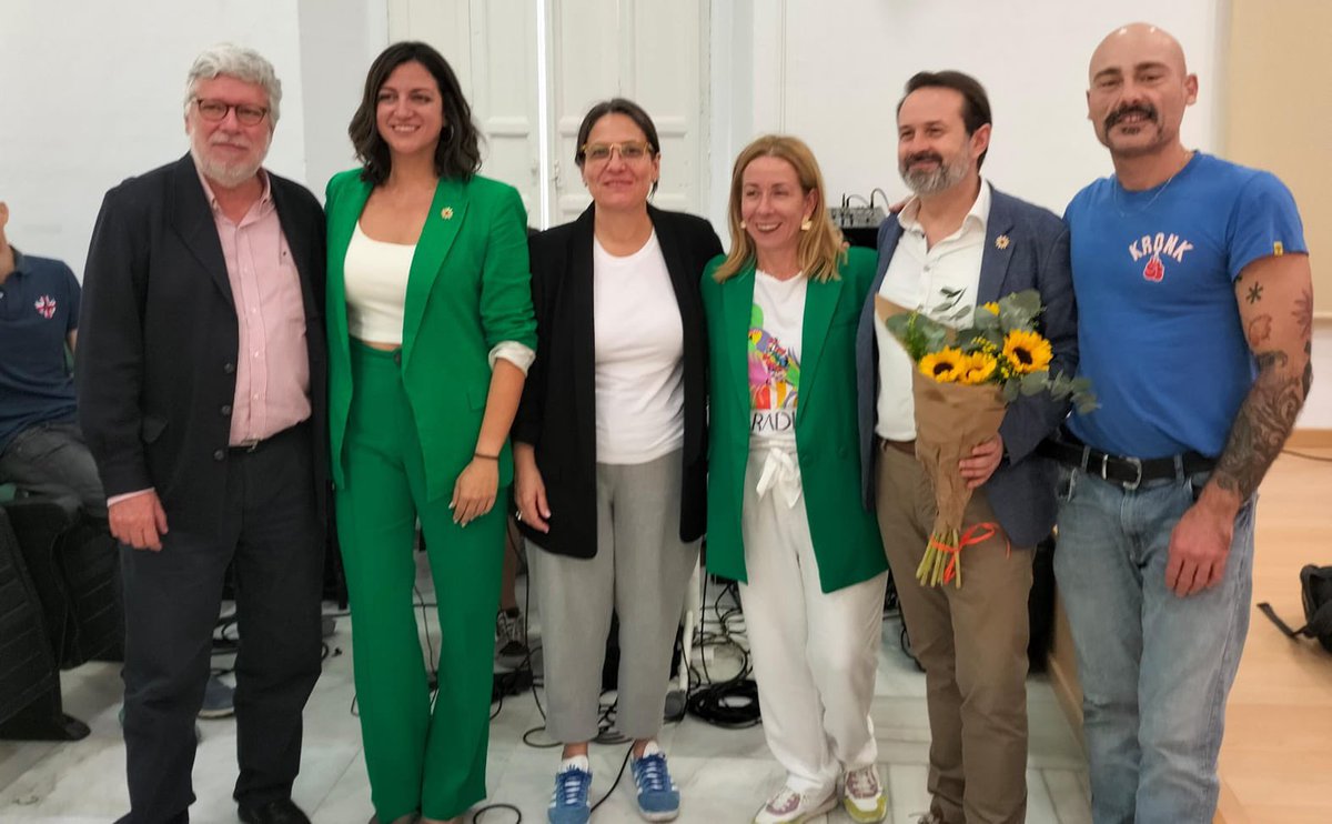 VII Asamblea Federal de @VerdesEquo_ .Felicidades <a href="/MarGlezBaez/">Mar González 🌻🍉</a> y <a href="/JoserraBecerra/">Joserra Becerra 🌻</a>, nuevos cooportavoces.