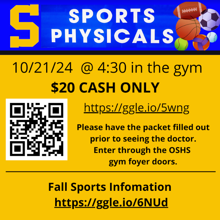 OscarSmithHigh's tweet photo. Sports' Physicals in the gym at 4:30 TOMORROW!! CASH ONLY!! #ADCollins #smithset @ofsambushnation https://t.co/yycRJu6Z9E