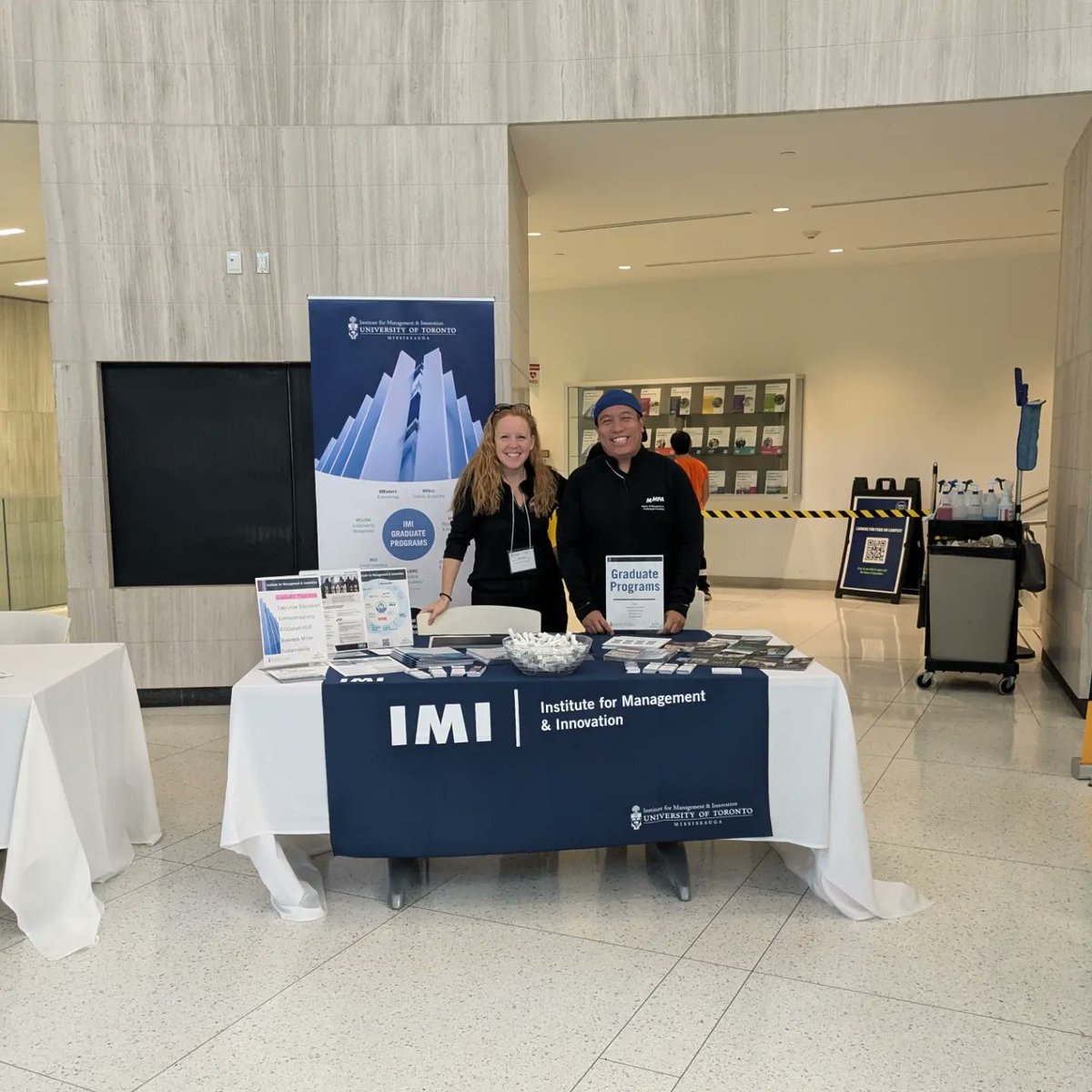 Institute for Management & Innovation (IMI) 🇨🇦 (@imiuoft) on Twitter photo Sun's out & so are we for <a href="/UTM/">U of T Mississauga</a> Fall Campus Day 🌞😎 We're in IB to support our #science dept pals with our IMI #Business Minor and also in KN to talk about grad programs, exec ed, sustainability, and entrepreneurship - come talk to us! #utmfcd #UofT
<a href="/UofT/">University of Toronto</a> <a href="/UTMFuture/">U of T Mississauga Future Students</a> <a href="/FutureUofT/">Future UofT</a> Sun's out & so are we for <a href="/UTM/">U of T Mississauga</a> Fall Campus Day 🌞😎 We're in IB to support our #science dept pals with our IMI #Business Minor and also in KN to talk about grad programs, exec ed, sustainability, and entrepreneurship - come talk to us! #utmfcd #UofT
<a href="/UofT/">University of Toronto</a> <a href="/UTMFuture/">U of T Mississauga Future Students</a> <a href="/FutureUofT/">Future UofT</a>