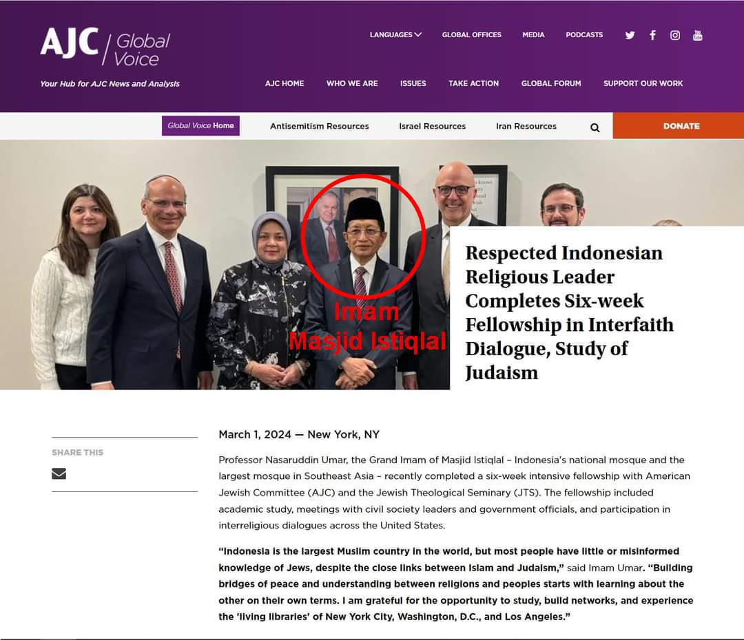 erlanishere's tweet photo. Gengs, ada dua menteri yang perlu kita awasi karena terindikasi punya afiliasi dengan Zionis:
1. Menteri Agama: Nasiruddin Umar, beliau pernah ada fellowship dengan AJC (American Jewish Committee), lembaga Zionis Amerika.
2. Menteri Koperasi: Budi Arie Setiadi. https://t.co/0opQ6kXdm4