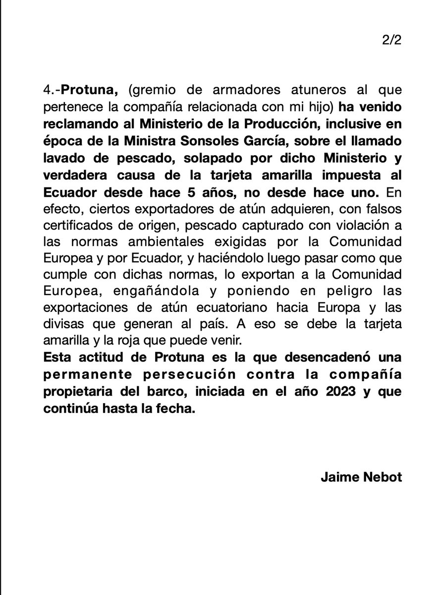 Jaime Nebot 🇪🇨 tweet media
