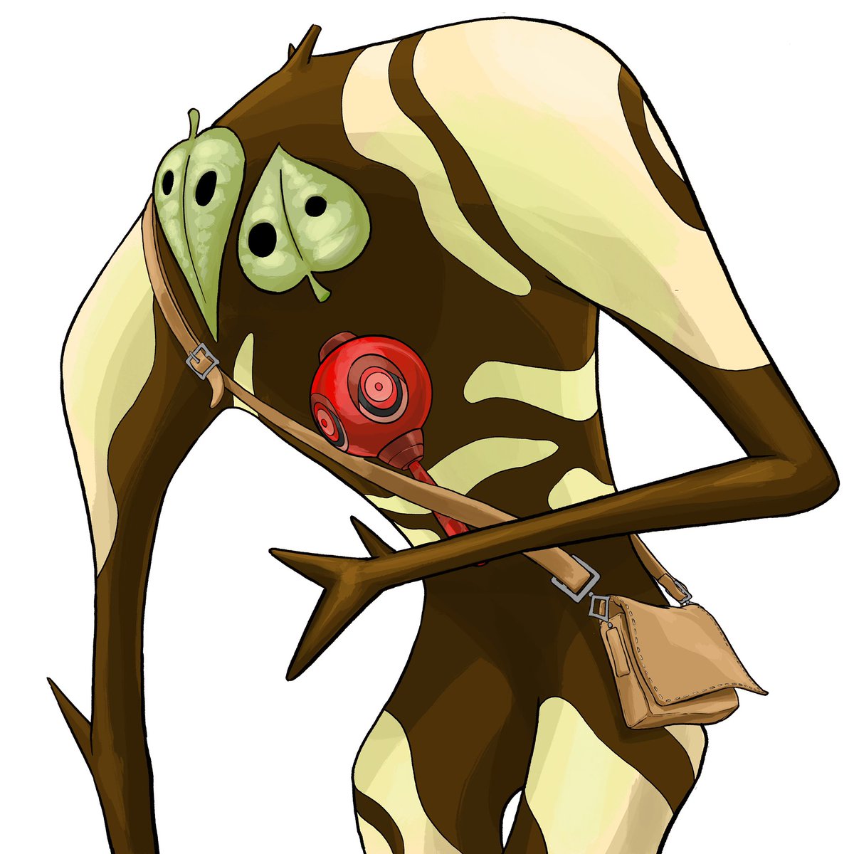 Evangelion style angel version of a Korok, for the #linktober2024 mask prompt (Korokiel!?)
#zelda #TearsOfTheKingdom #evangelion #ゼルダ