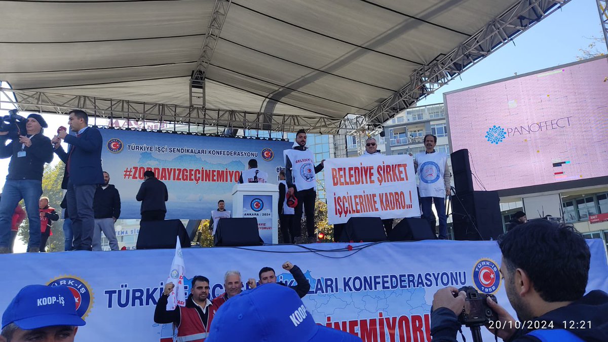 isci_dernegi's tweet photo. İstanbul ,ankara,adana ve İzmir’de defaten dedik 

Belediye şirket işçilerine kadro 

Yine haykırdık ve buluştuk 

#işçilerAnkarada

#zordayizgecinemiyoruz https://t.co/toZfY0OtM0