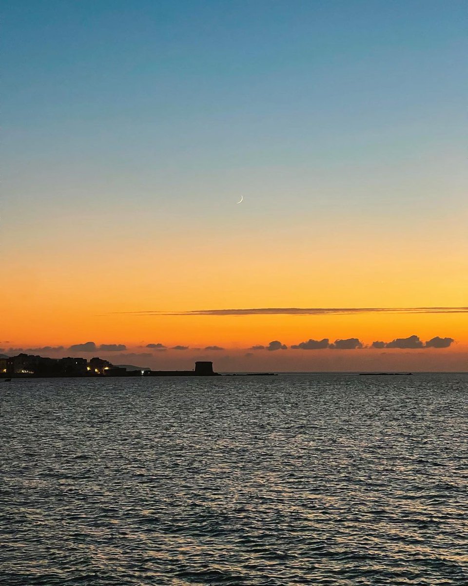 sunset in trapani