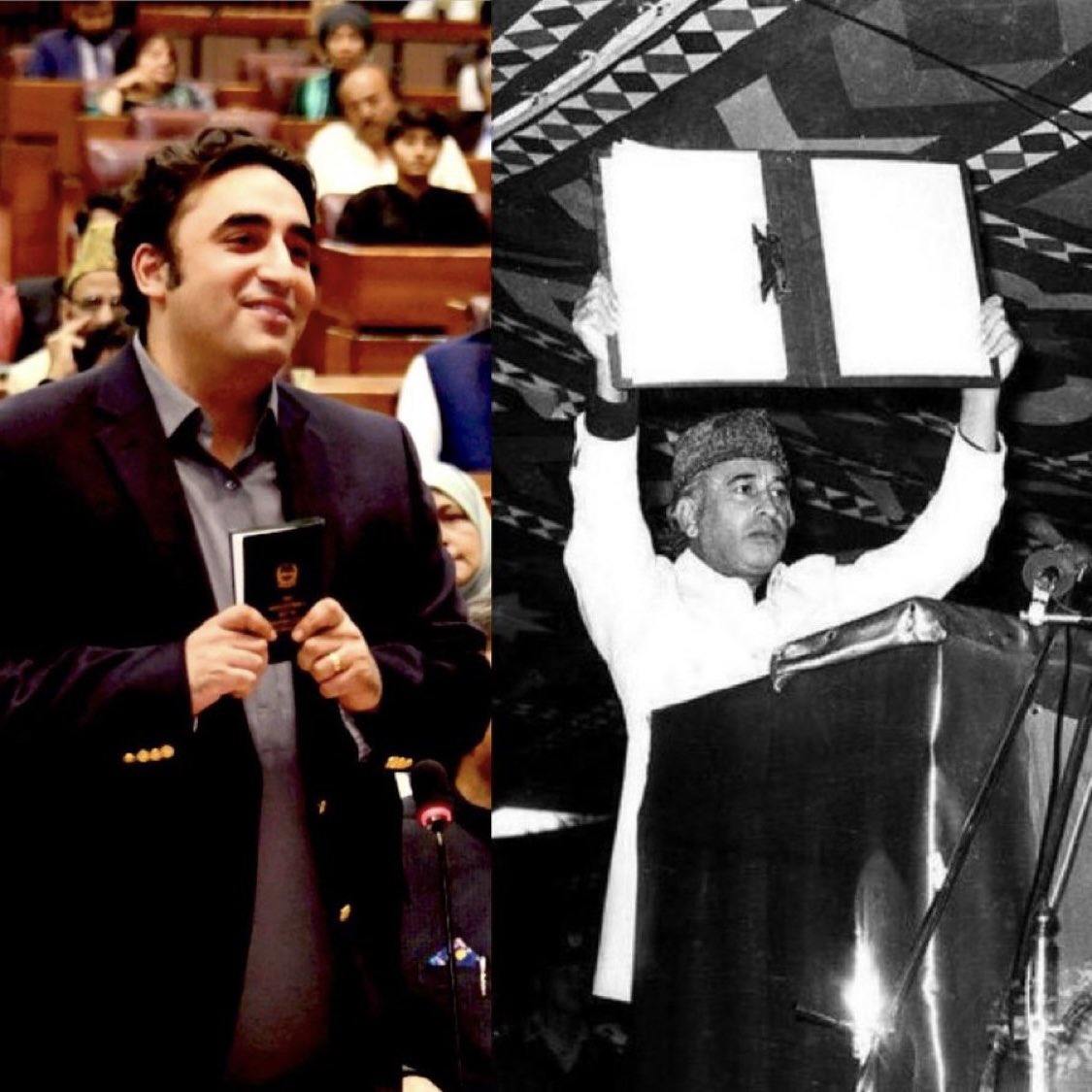 AzherSindhi's tweet photo. Honoring Shaheed Zulfiqar Ali Bhutto, the architect of Pakistan's constitution! @BBhuttoZardari  carries forward his legacy, fighting to protect it. Proud of our leaders
#ShukriaBilawal https://t.co/wrEb1A8vXU