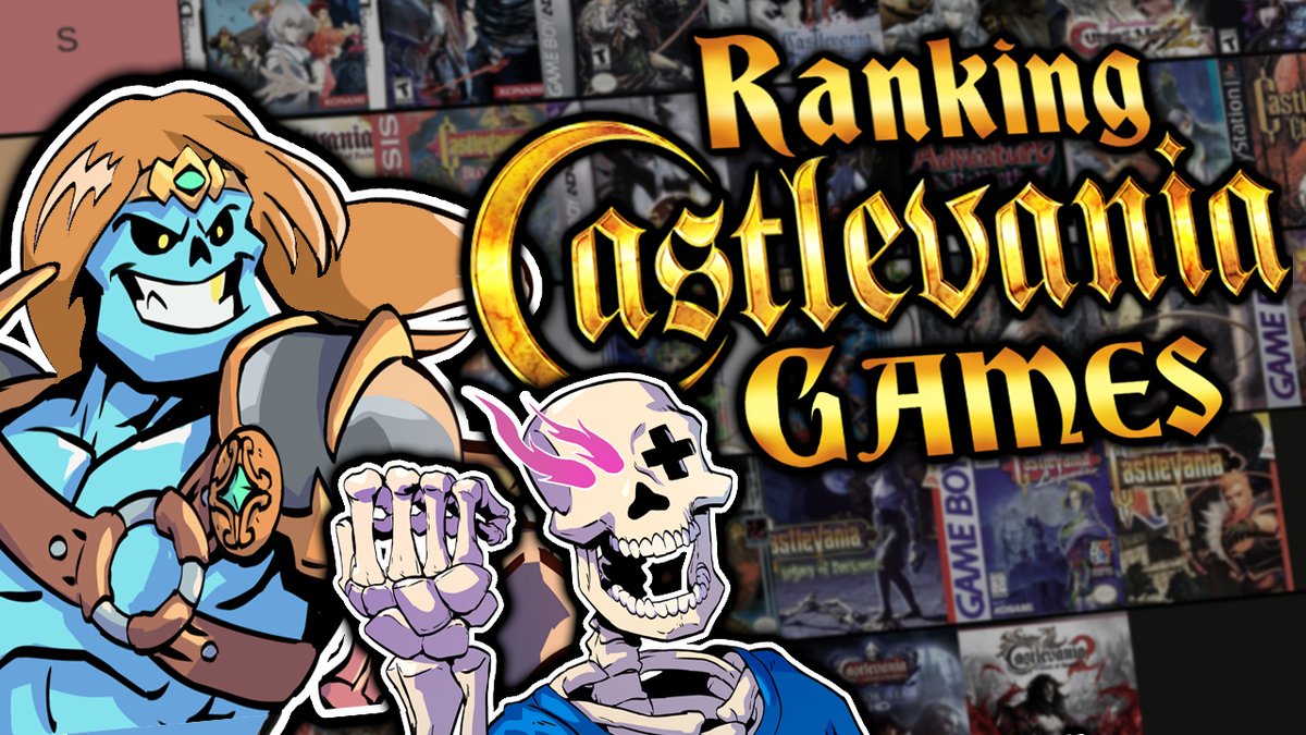 Matt McMuscles (@mattmcmuscles) on Twitter photo I teamed up with <a href="/stopskeletons/">SSFF | βπ₯π₯ Stop Skeletons From Fighting</a> to rank all the Castlevania games! What a WONDERFUL night to watch a tierlist!
Link - youtu.be/z2meyRiM0SM I teamed up with <a href="/stopskeletons/">SSFF | βπ₯π₯ Stop Skeletons From Fighting</a> to rank all the Castlevania games! What a WONDERFUL night to watch a tierlist!
Link - youtu.be/z2meyRiM0SM