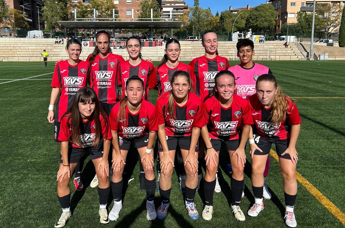 PARTIT | 🏁Final del partit del Primer Equip Femení!

Sant Cugat FC 7 🆚️ <a href="/pontencfemeni/">Pontenc Femení</a>

⚽️⚽️ Núria (3', 46')
⚽️⚽️⚽️ Corbalán (16', 60', 74')
⚽️ Mire (38')
⚽️ Gonca (58')

Tres partits al Tubau, tres victòries! Seguim! ❤️🖤

🤝🏼 <a href="/YamahaYvs/">YVS_SABADELL/YAMAHA</a>

#SomVermelliNegres #SomelSantCugat