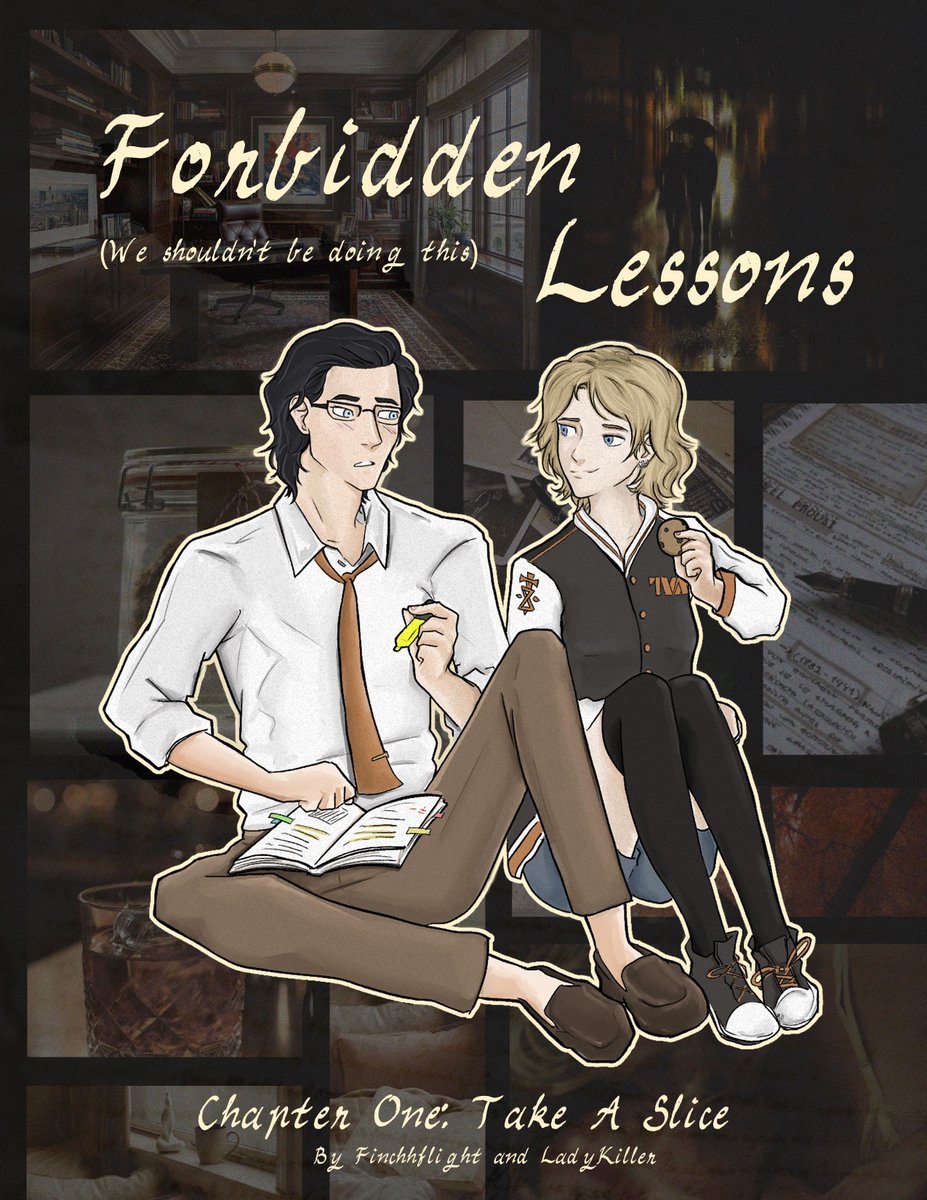The first chapter of Forbidden Lessons is up! #sylkiAUbigbang 🎓

The link is in the replies!