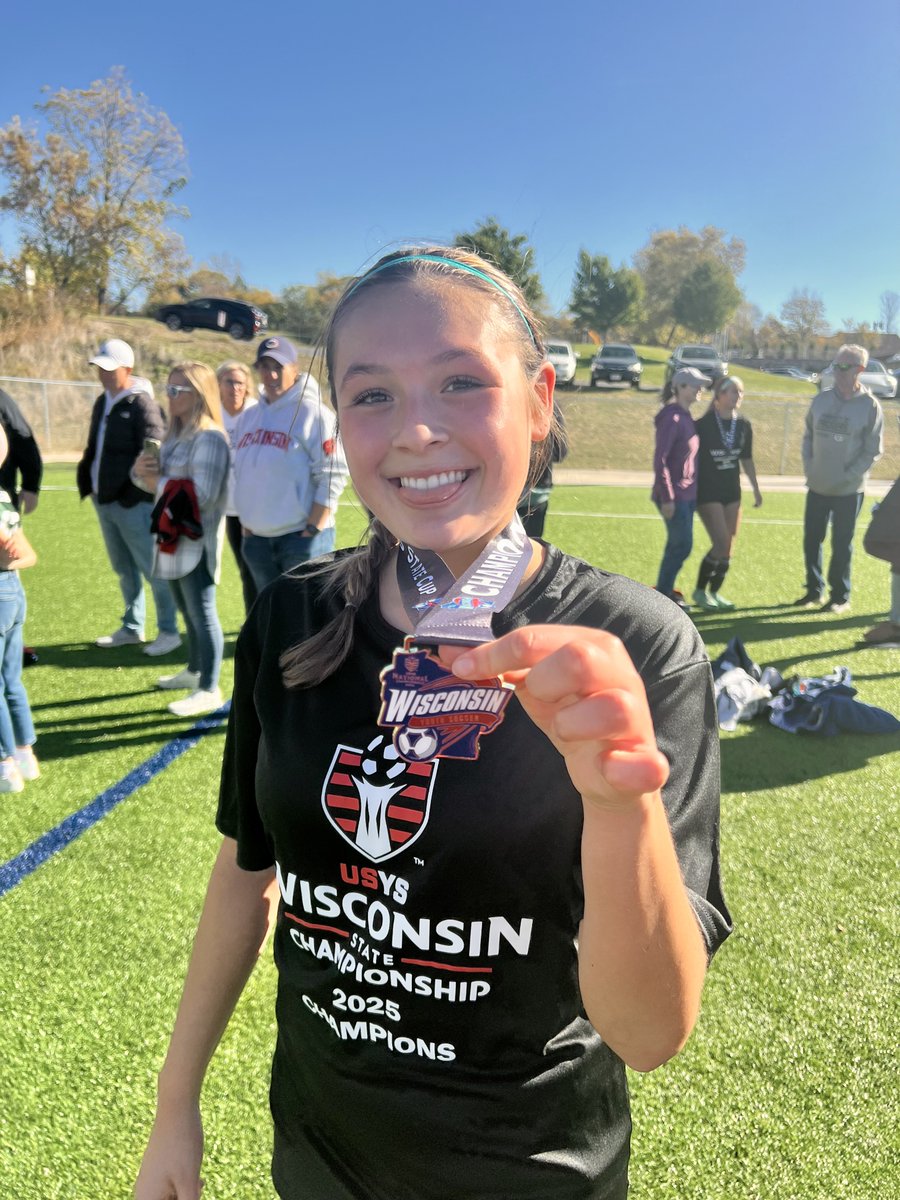 anyacarrillo9's tweet photo. We did it, WI State Cup Champions! So proud of this team and happy to have done it with these amazing @56ers07G  teammates and coach! @WisconsinSoccer @USYouthSoccer @ImCollegeSoccer @WIYouthSoccer https://t.co/pbsLia4ylj