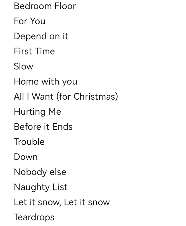 2Fuschia_sea5's tweet photo. Por si no sabían Liam hizo todas estas canciones las cuales son asombrosas, él tenía una carrera como solista y sus fans éramos Lpstan, no directioners. 
#Lpstan
#JusticeForLiam https://t.co/ybLlRUPH8S