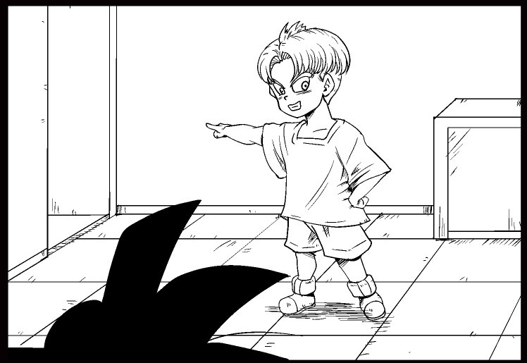 パース定規でだいぶそれっぽい背景が描けるようになった(*'ω`*) 