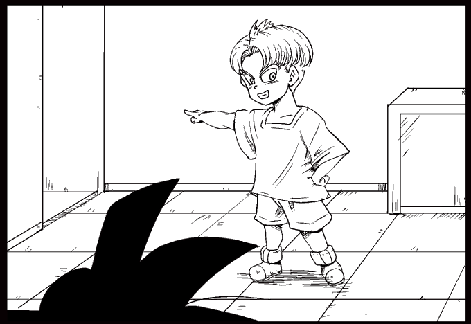 パース定規でだいぶそれっぽい背景が描けるようになった(*'ω`*) 