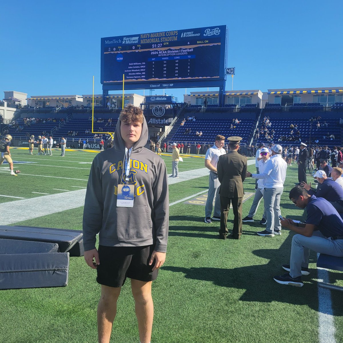 TJ Sabatucci (@sabatuccitj2026) on Twitter photo I had a great time at the <a href="/NavyFB/">Navy Football</a> game yesterday. Beautiful stadium and amazing atmosphere! Thank you <a href="/NavyCoachYo/">Mick Yokitis</a> for the invite! I had a great time at the <a href="/NavyFB/">Navy Football</a> game yesterday. Beautiful stadium and amazing atmosphere! Thank you <a href="/NavyCoachYo/">Mick Yokitis</a> for the invite!