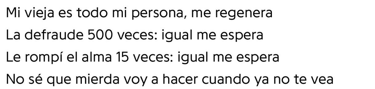 lo mas real que escribió tyk fue esto