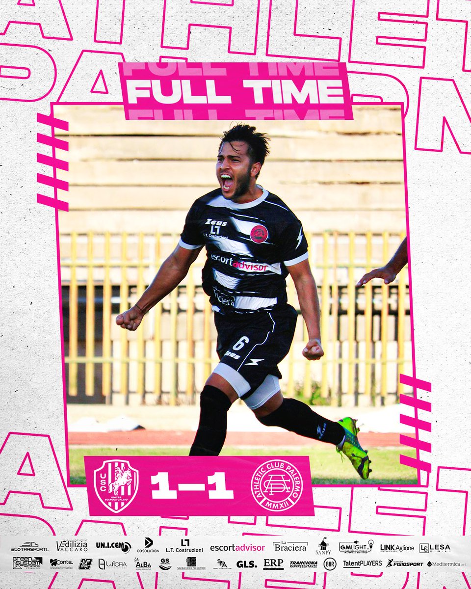 Con il gol di Giuliano al 98', portiamo a casa un ottimo punto in una trasfera difficile. Forza Athletic