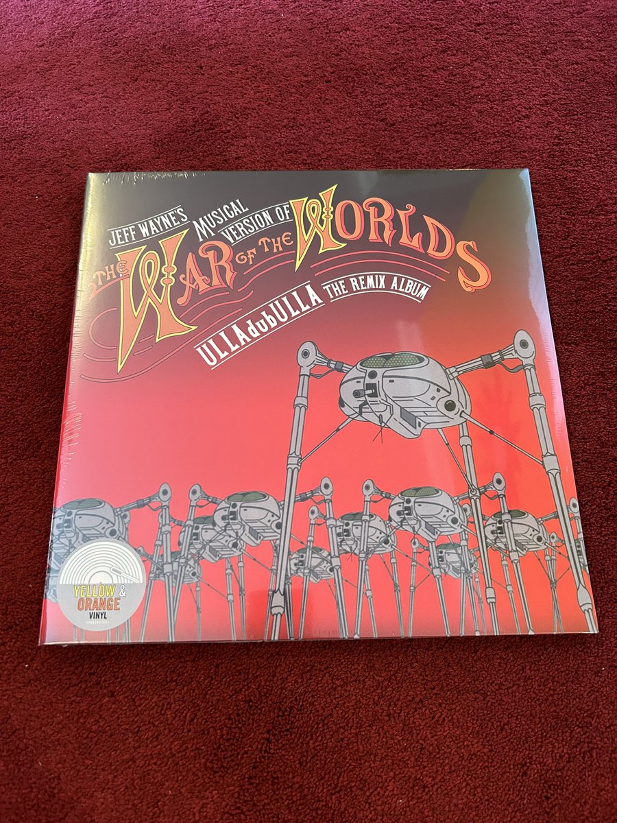 Vickyvsky's tweet photo. @twotwofficial @AlbumDayUK Thrilled to own it! 
Beautiful 🧡♥️💛
Glorious to hear one of the classics  with new twist!  👽  ⚡️ https://t.co/hjhSCjizzk