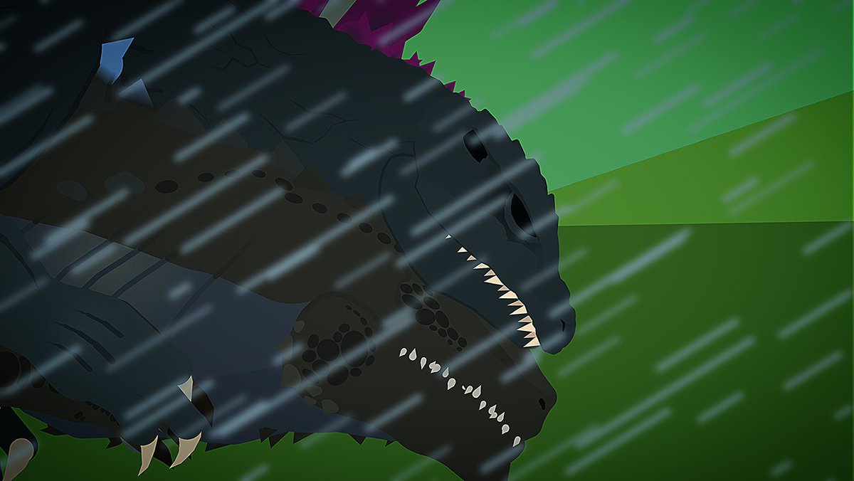 kyanzilla's tweet photo. Unmotivated today so have repost 

#Godzilla #Methuselah #Scylla #Anguirus #Angyzilla #Godzillart #Sticknodes #digitalart https://t.co/R8eN8WJ2eZ