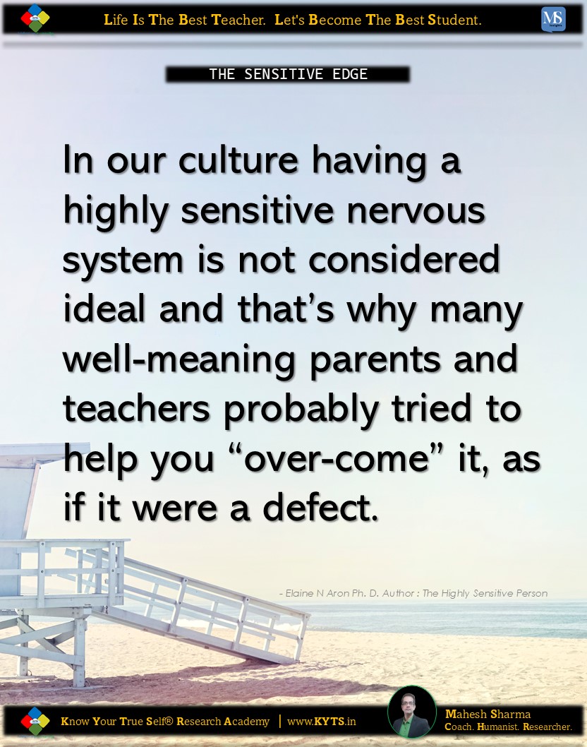 In many cultures, having a highly sensitive nervous system is often seen as less than ideal. This perspective stems from a broader societal tendency to value traits like resilience, assertiveness, and emotional toughness. 

#Sensitivity #Empathy #EmotionalIntelligence