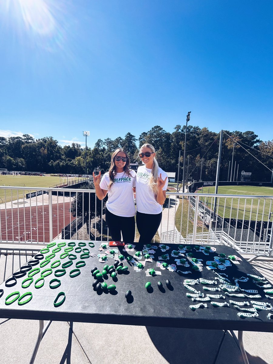 NC State Women's Soccer ⚽️ (@packwsoccer) on Twitter photo Thank you to <a href="/PackSoftball/">NC State Softball</a> for helping pass out ribbons for our Mental Health Awareness game 💚 Thank you to <a href="/PackSoftball/">NC State Softball</a> for helping pass out ribbons for our Mental Health Awareness game 💚