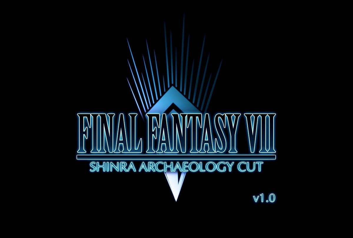 ShinraArch's tweet image. The time has come. Version 1.0 of FFVII: Shinra Archaeology Cut is now out! Experience FFVII like never before with a brand-new retranslation and—optionally—over an hour's worth of official cut content restored to the game. Play on Steam through the Seventh Heaven launcher today!