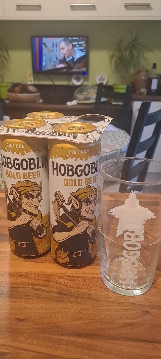 Preparing dinner whilst watching The Restorers' <a href="/CraigHughes123/">CraigHughesUpholstery</a>  doing his stuff whilst supping some of these.