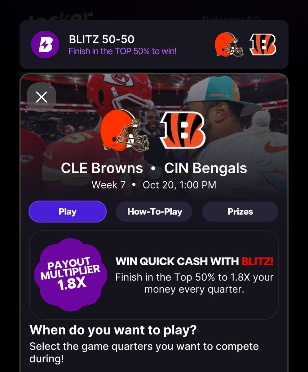 ClePicks's tweet photo. Spending my Sunday watching the NFL and making picks on the @PlayLockerLive App! 💰
Think you can do better?
Check it out and join me: https://t.co/P5I8KMLAra
Use Promo Code: WIN
#PlayLocker #LockerPicks
@PlayLockerLive #DawgPound https://t.co/kwq4OJfDoH