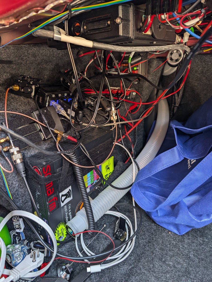 ki4ihc's tweet photo. Well that was a nice surprise to wake up to after a long day wardriving and cycling.
Thanks to @wiglenet @hardhatbrigade and everyone who took part yesterday.
This is the janky rig that helped get me to ~87k. I'll do a write up eventually, maybe as I build it's replacement... https://t.co/0UkPwZQcIx
