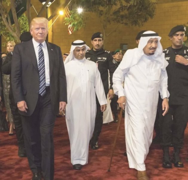 joncoopertweets's tweet image. Get this! After backing out of interviews with 60 Minutes, CNBC and other U.S. news programs, Donald Trump sat down for an interview with a Saudi government-owned news channel. The interview, which will air today, comes as his family's business ties with the kingdom have grown.