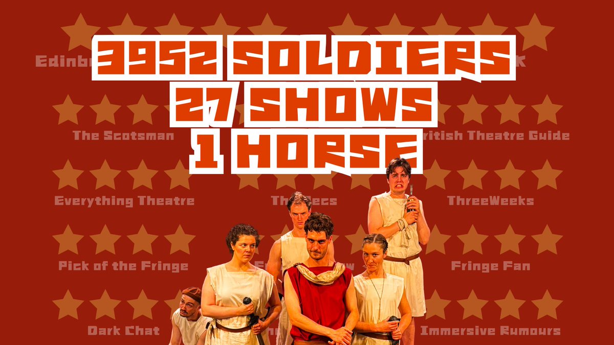 ⚔️ BDTH 2024 ⚔️

What a year this has been! We want to take some time to thank everyone who has helped us make Burning Down the Horse this year.

Here ends the horse for 2024. Keep an eye out for our future plans - big things coming 🌋😱

#edfringe #comedy #theatre #immersive