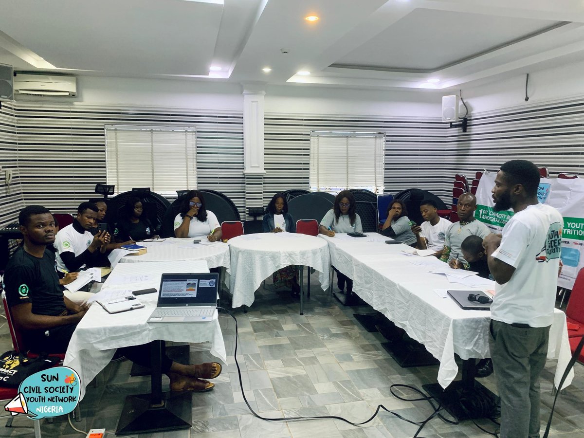 🌟 Exciting Update from Enugu 🌟

We are currently hosting a Capacity Building Workshop for our youth advocates in Enugu.🎉 The goal is to enhance their skills in holding impactful dialogues and listening campaigns with young people and children in the most marginalized

#YL4N