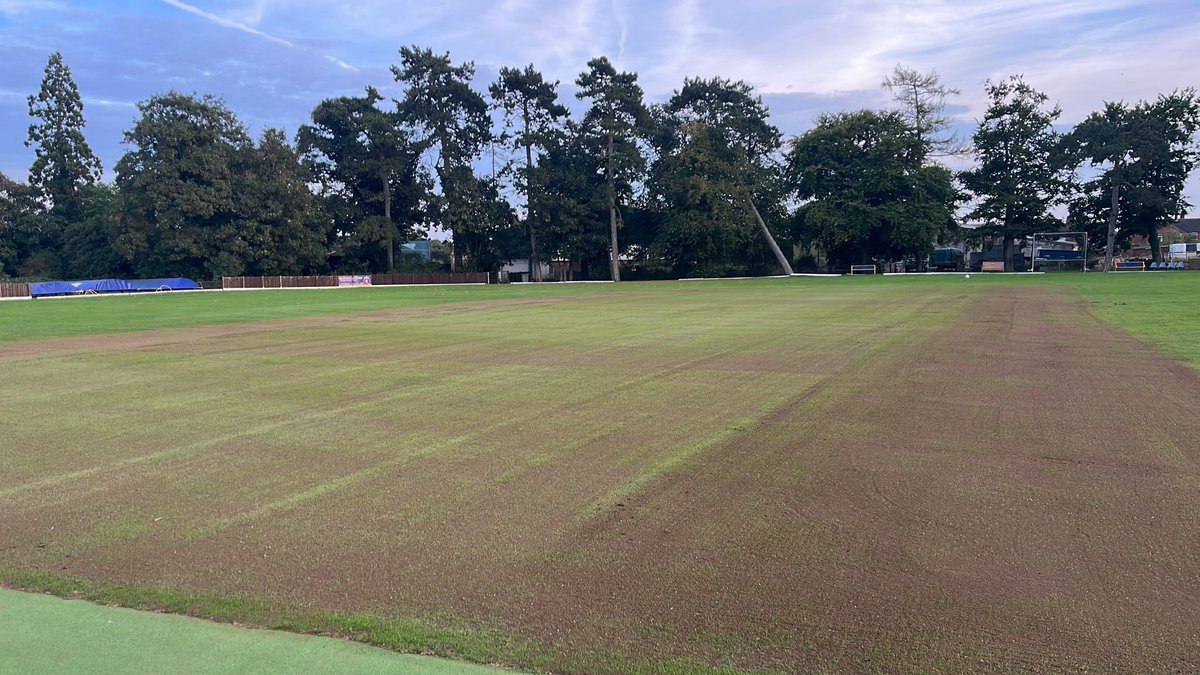 premlawn's tweet photo. Good end to last few weeks in catching up on these cricket renovations. 1 more week to go and cricket/bowls renovations completed for this year 🌱 @ECB_cricket @CampeyTurfCare https://t.co/6kXYs7SpBF