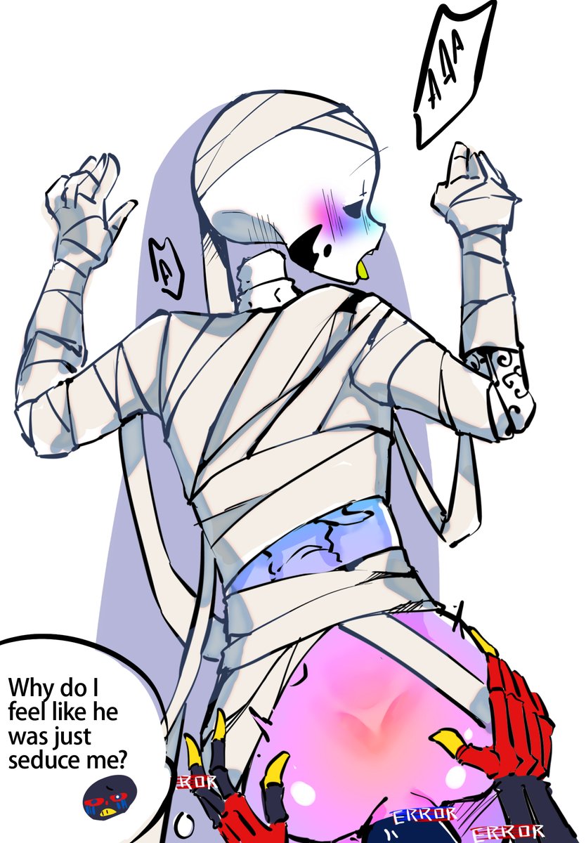 will29187980's tweet photo. #ErrorInk #Inksans 木乃伊INK好色好色！认真画画😋😋😋 https://t.co/MpoNzYmtoZ