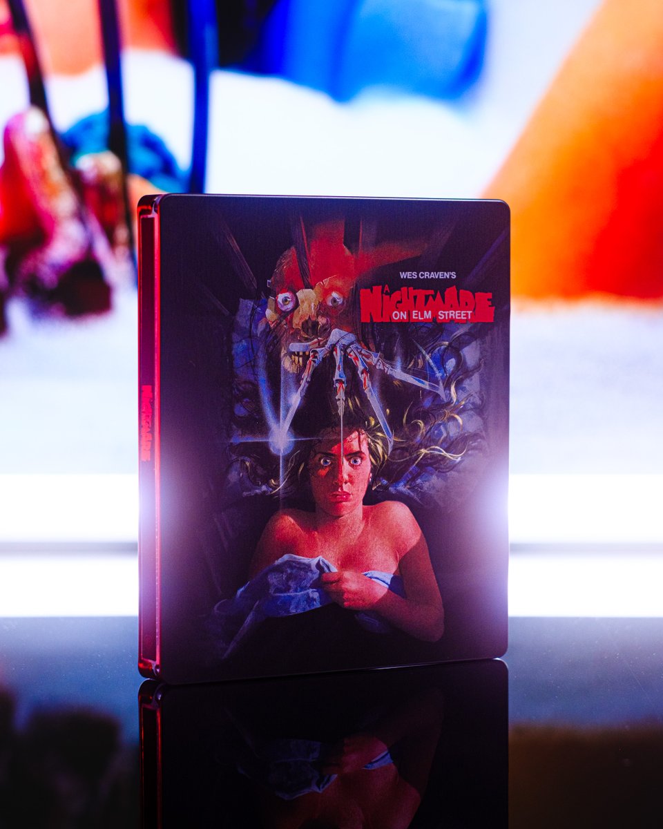 AleksIvic's tweet photo. Thank you @WarnerBrosUK  for choosing the original art for the 4K Steelbook!  #NightmareOnElmSt https://t.co/uC6khWsjai