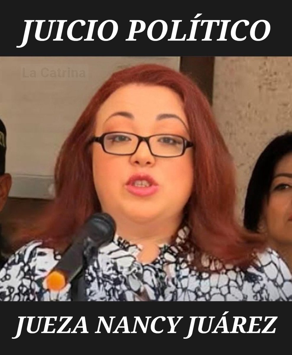 #SiguesTúCalderón 
🚨 RT MASIVO

Si estás de acuerdo en que le hagan un Juicio Político a la Jueza Nancy Juárez por AMENAZAR en meter a la cárcel a nuestra Presidenta <a href="/Claudiashein/">Claudia Sheinbaum Pardo</a> si no baja la Ley de la Reforma Judicial del Diario Oficial...
