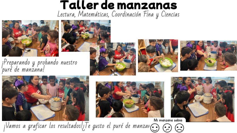 <a href="/RRISDPK/">RRISD Prekindergarten</a> <a href="/CallisonES/">Callison Elementary</a> we learn using our senses! 
During september we read, measured, counted, graphed and literary ATE apples. Thanks PreK families <a href="/teresashanahan1/">Teresa Shanahan</a> , <a href="/BaldwinEduLife/">Denisse Baldwin</a> , and <a href="/LIhonvbere/">laura Ihonvbere</a> for all of your support! Stay tuned for our pumpkin lab in october!