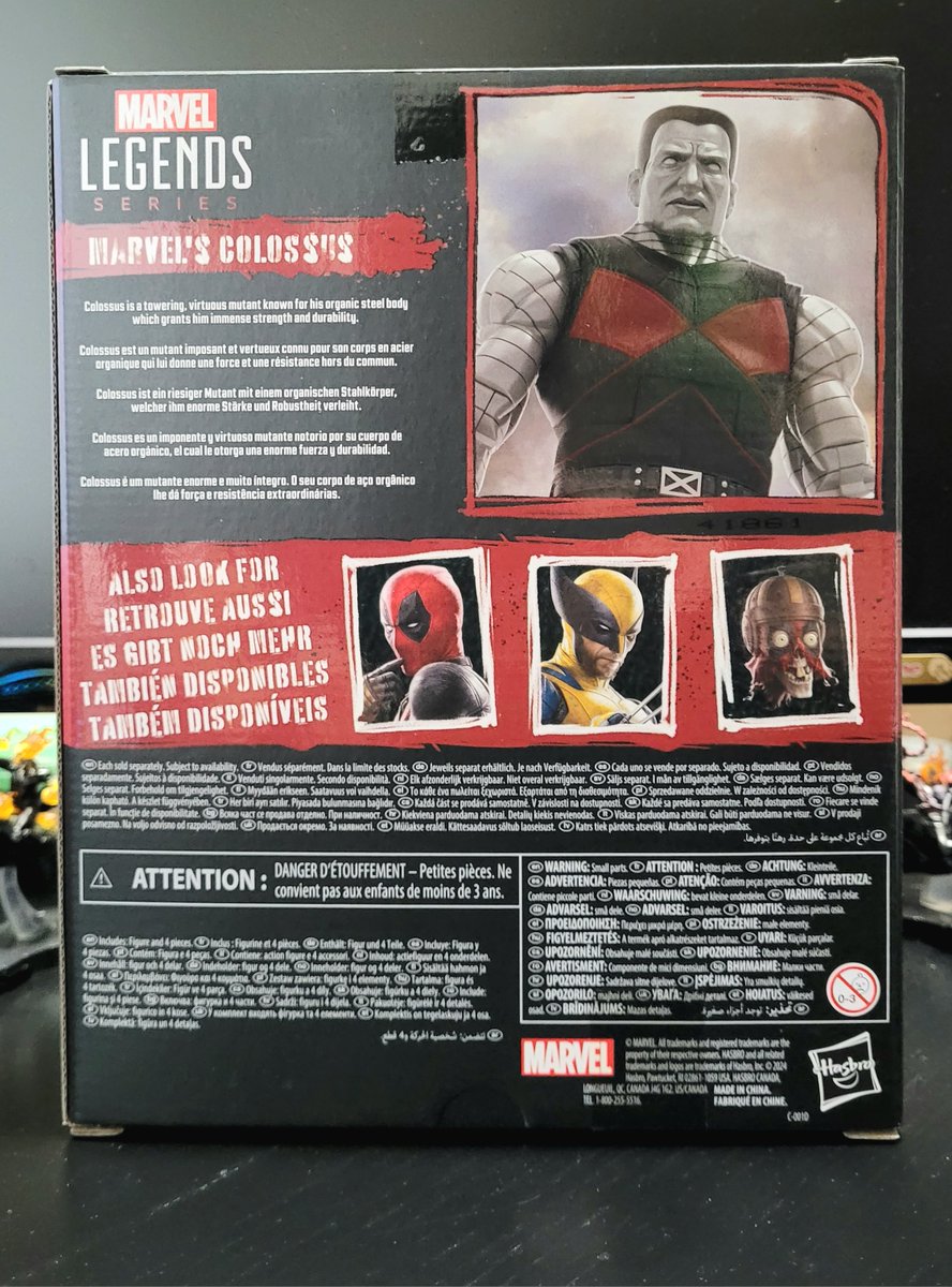 BountyCollect's tweet photo. New arrivals alert! Currently in stock now:
Marvel Legends Series Marvel’s Colossus, Deadpool Collectible Action Figure

https://t.co/GQiwiQnMr6

#hasbro #hasbropulse #hasbrocanada #hasbrotoys #marvel #marvellegends #colossus #deadpool #wolverine #deadpoolandwolverine #xmen https://t.co/TEwyJxjuI9
