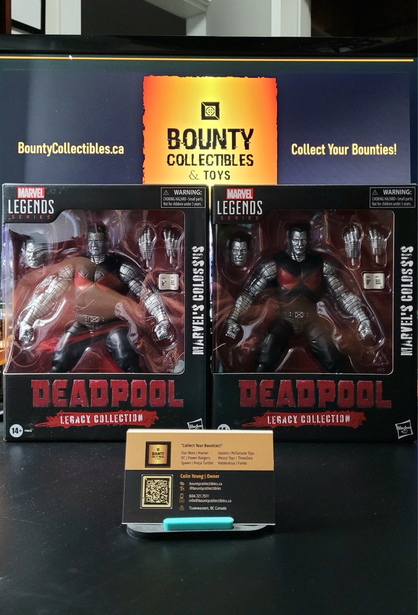 BountyCollect's tweet photo. New arrivals alert! Currently in stock now:
Marvel Legends Series Marvel’s Colossus, Deadpool Collectible Action Figure

https://t.co/GQiwiQnMr6

#hasbro #hasbropulse #hasbrocanada #hasbrotoys #marvel #marvellegends #colossus #deadpool #wolverine #deadpoolandwolverine #xmen https://t.co/TEwyJxjuI9