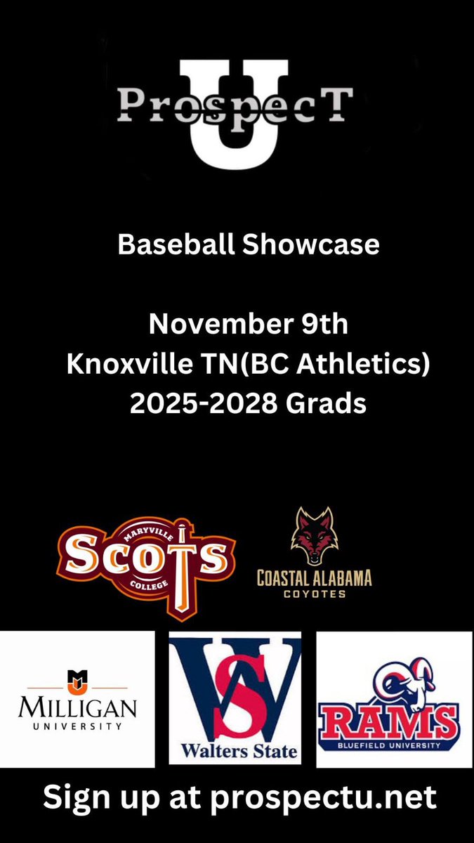 We are headed back to Knoxville TN come November ⚾️⚾️⚾️
* More colleges to come🔥🔥🔥
* Spots will fill up fast