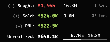 Snipelokibot's tweet photo. $GNON a atteint 200 millions de market cap en seulement 3 jours ! 😱 Sur Lokibot, on a vu d'énormes performances, mais regardez ce mec... Il est passé de 1000 $ à plus de 500K, et il était au top à près de 1 million ! 🔥

Nous avons analysé ses autres perfs, et il est vraiment solide. 💪

Si on atteint 50 likes sur ce post, on vous poste son adresse en tant que whale sur le canal Telegram ce soir ! 👇
👉 https://t.co/vvDhs5Ghmh
