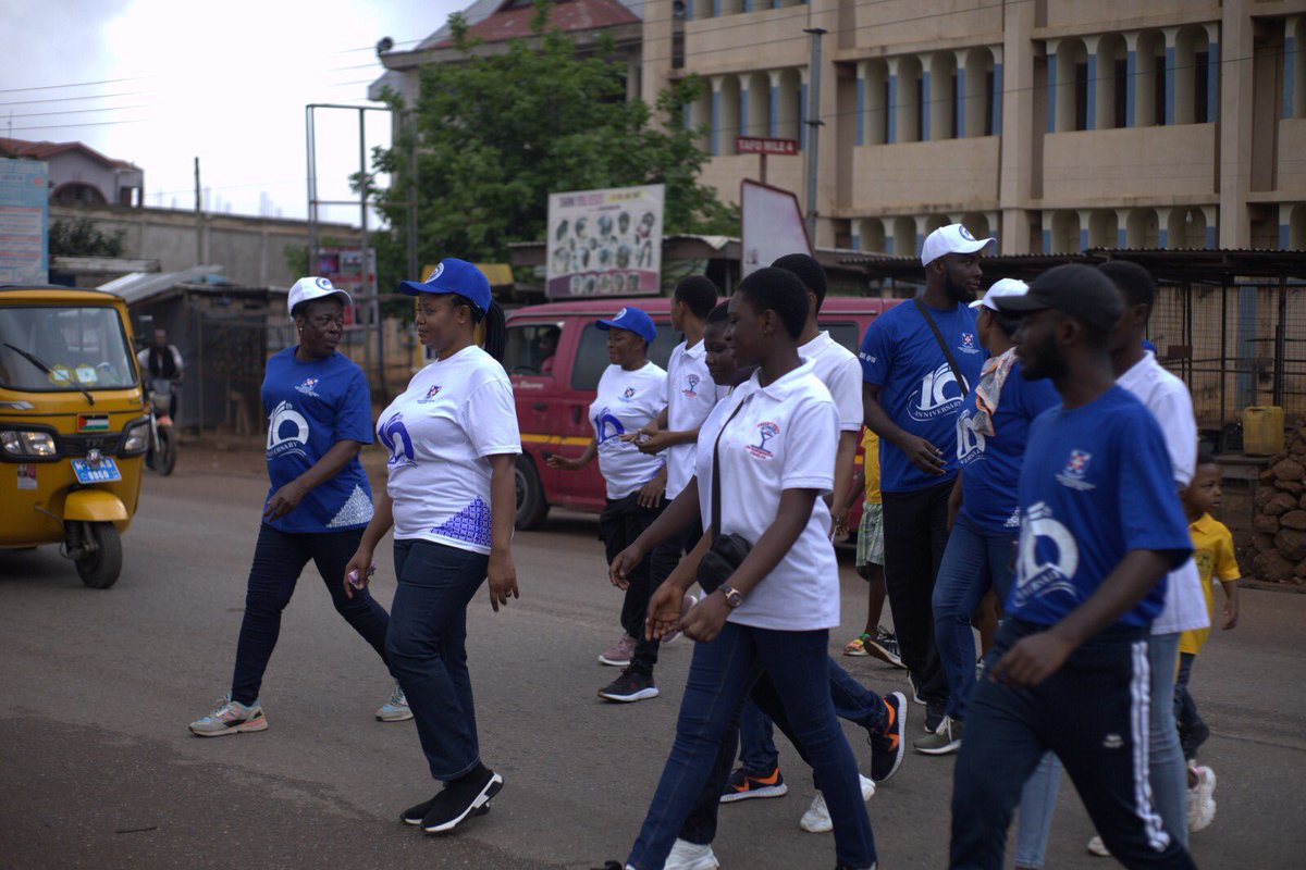 pcg_abed's tweet photo. As part of our 10th Anniversary Celebration, the Session and the entire members of the church embarked on a Health Walk &amp; Aerobics. It was fun 🤩 Anticipate for the next program. https://t.co/6XcBgBBMi9