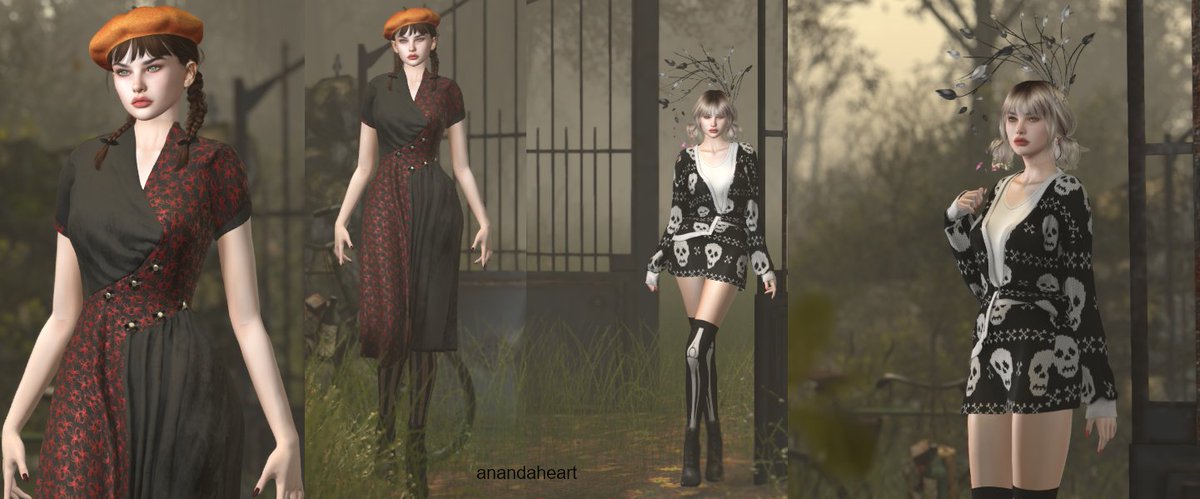 AnandaheartBlog's tweet image. christa108.wordpress.com/2024/10/20/yev… #GrasshopperStreet #Zibska #GlamAffair #BelleEpoque #DeadDoll #Wasabi #Magika